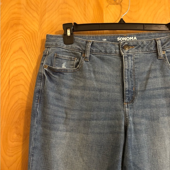 Sonoma Skinny Jeans with Distressed Details Size 16 EUC - Picture 2 of 5